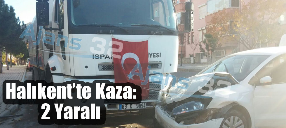 Halıkent'te Kaza: 2 Yaralı