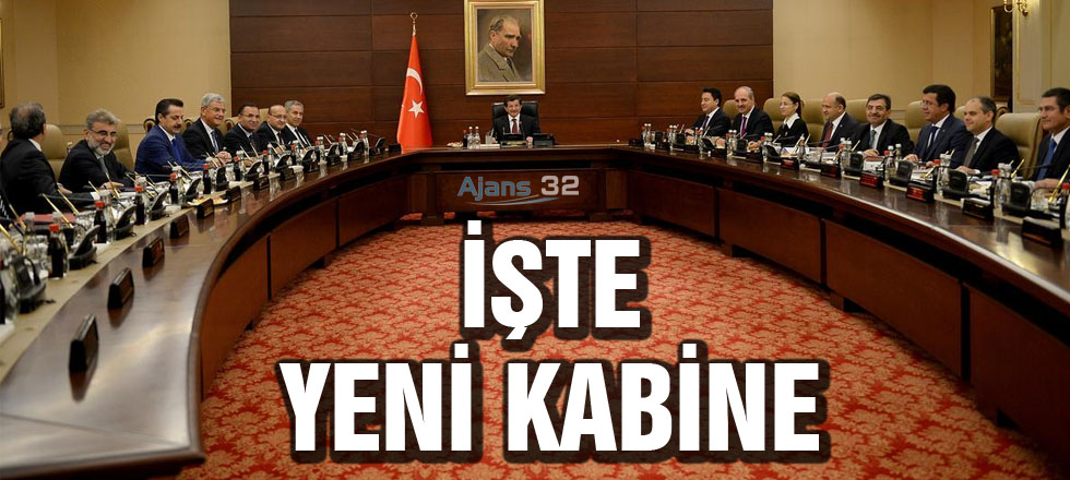 İşte Yeni Kabine