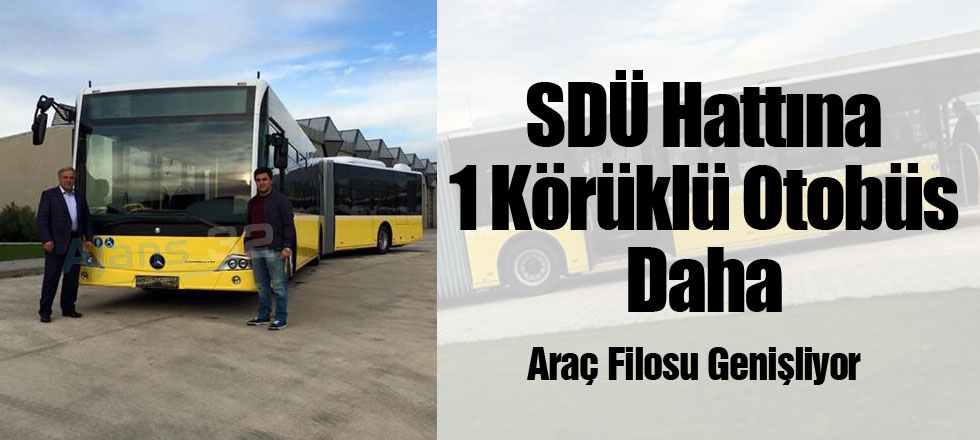 SDÜ Hattına 1 Körüklü Otobüs Daha