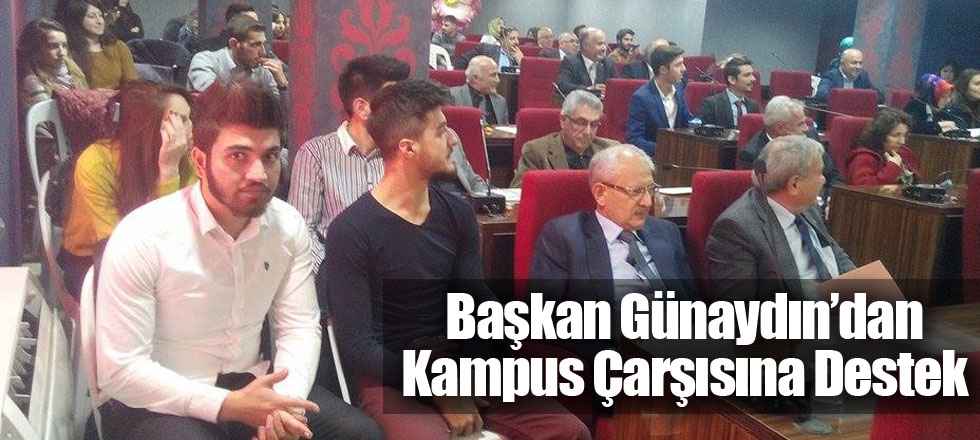 Başkan Günaydın’dan Kampus Çarşısına Destek
