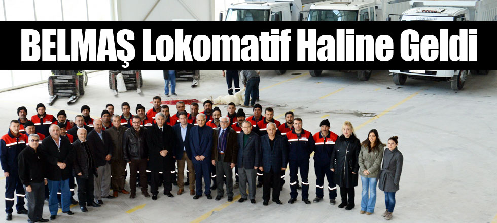 Belmaş Yük Çekici Lokomatif Haline Geldi