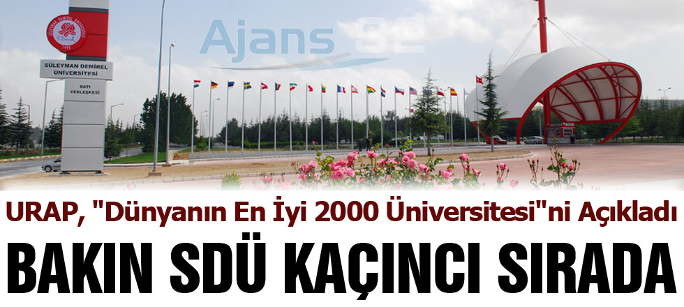 URAP, "Dünyanın En İyi 2000 Üniversitesi"ni Açıkladı