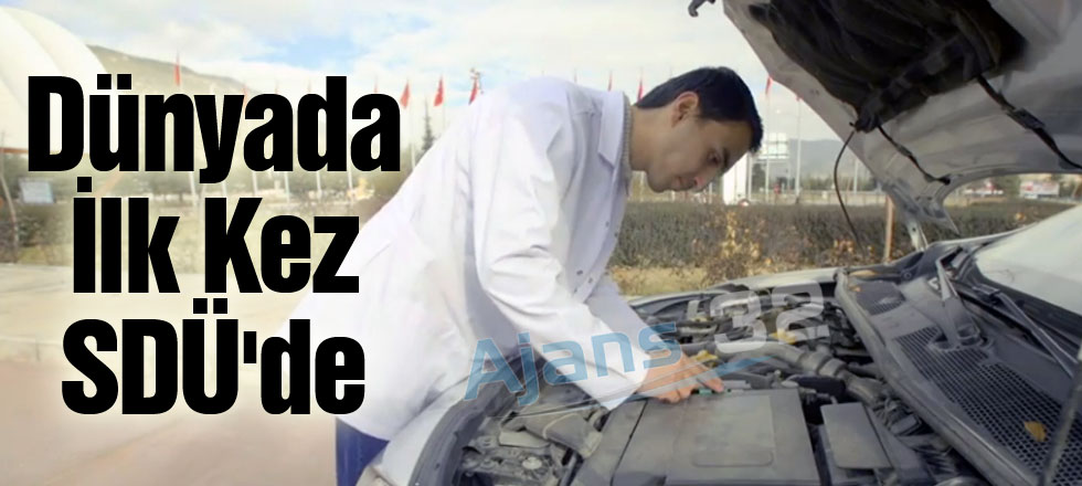 Dünyada İlk Kez SDÜ'de