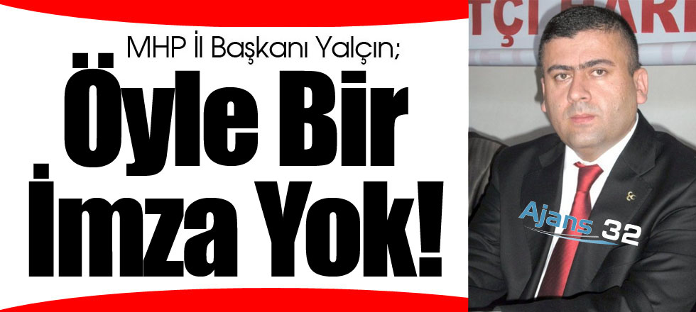 Öyle Bir İmza Yok!