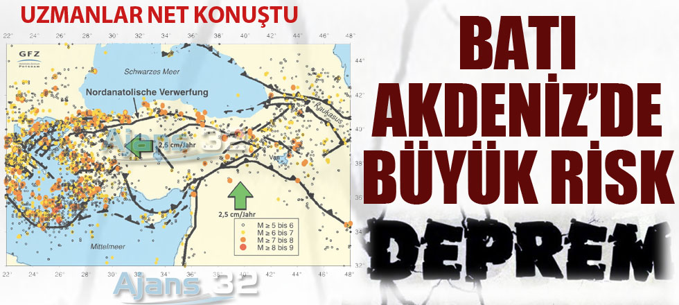 Batı Akdeniz'de Büyük Risk: Deprem