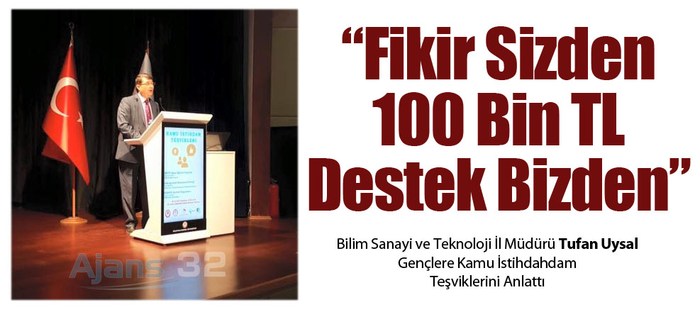 Fikir Sizden 100 Bin TL Destek Bizden