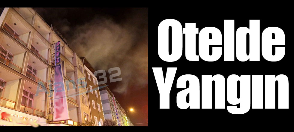Otelde Yangın Paniği
