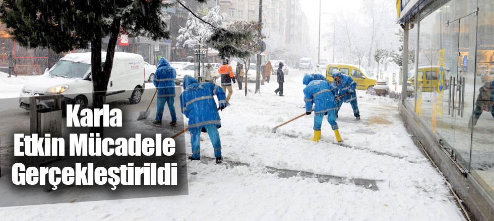Karla Etkin Mücadele Gerçekleştirildi