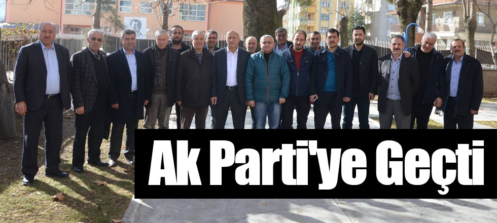 Ak Parti'ye Geçti