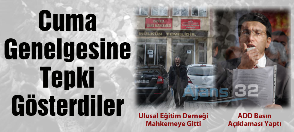 Başbakanlığın Cuma Hutbesine Tepki Gösterdiler