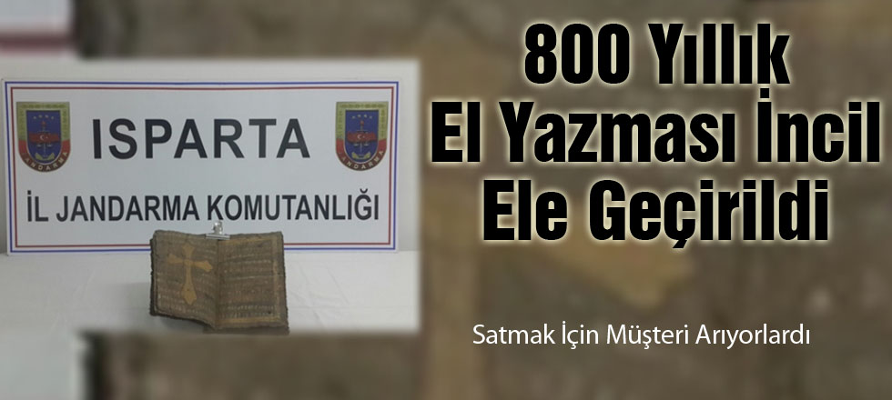 800 Yıllık El Yazması İncil Ele Geçirildi