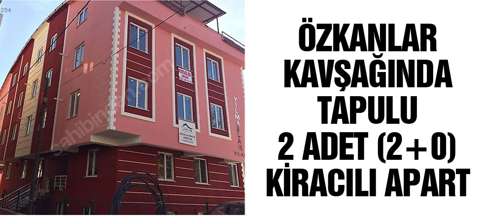 Sahibinden Satılık Kiracılı Apart