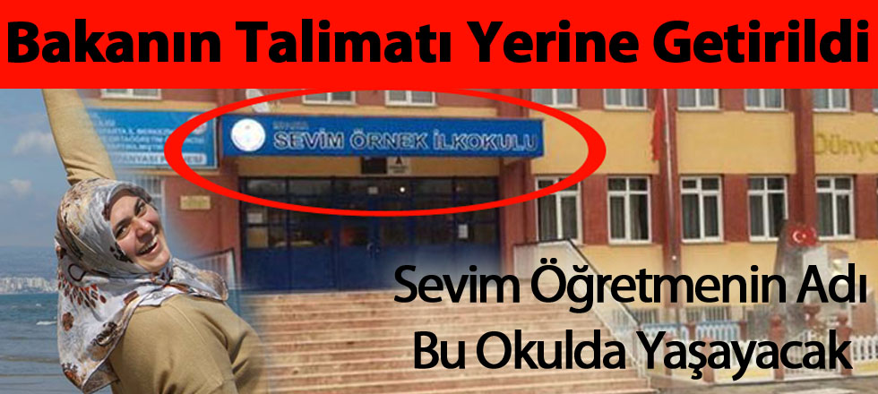 Bakanın Talimatı Yerine Getirildi