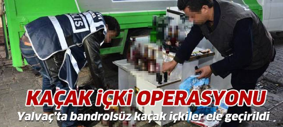 Kaçak İçki Operasyonu