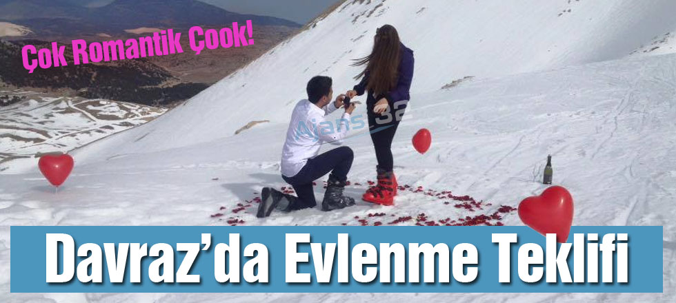 Davraz'da Romantik Evlenme Teklifi