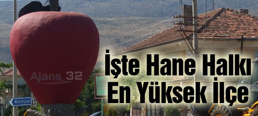 İşte Hane Halkı En Büyük İlçe
