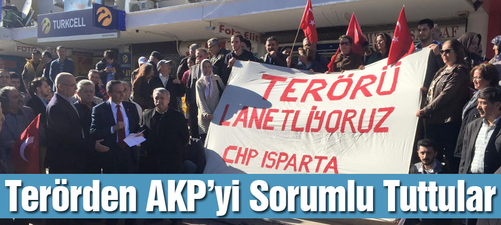 Terörden AKP'yi Sorumlu Tuttular