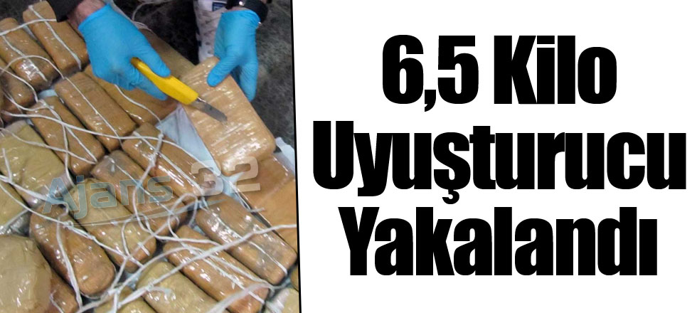 6,5 Kilo Uyuşturucu Yakalandı