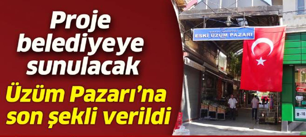 Üzüm Pazarına Son Şekli Verildi