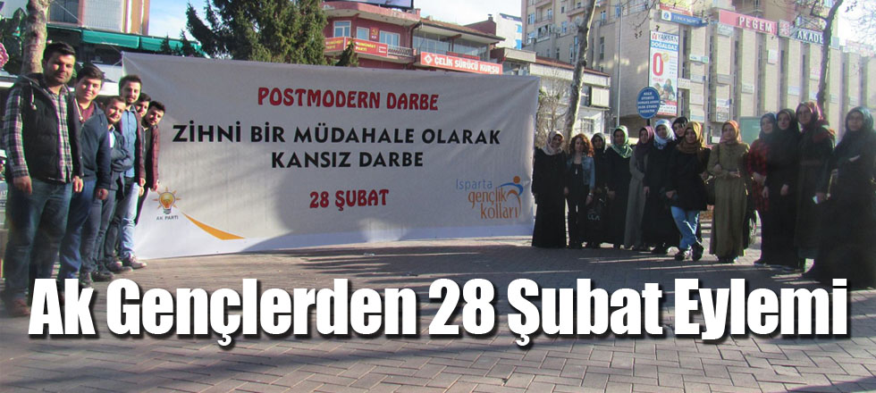 Ak Gençlerden 28 Şubat Eylemi