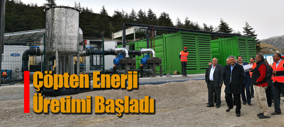 Çöpten Enerji Üretimi Başladı