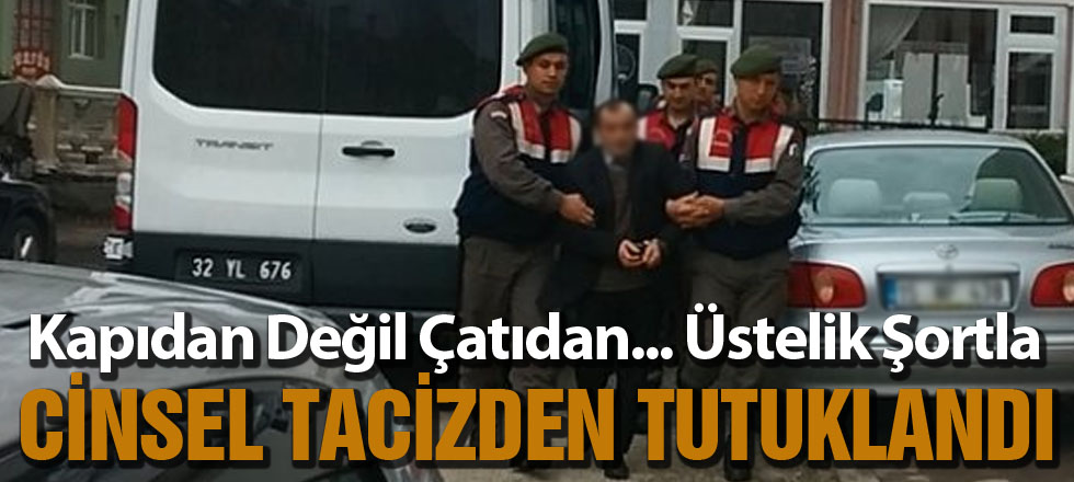 Cinsel Tacizden Tutuklandı