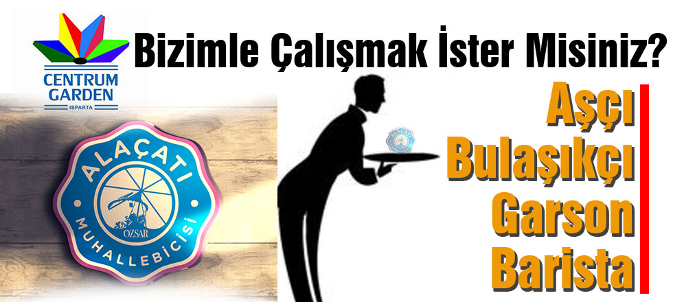 Bizimle Çalışmak İster Misiniz?