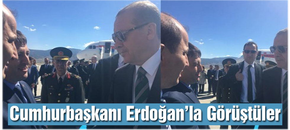Cumhurbaşkanı Erdoğan'la Görüştüler