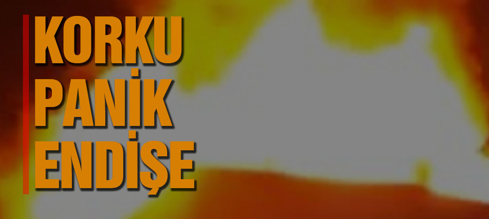 Korku Panik Endişe: Alevler Yükseldi