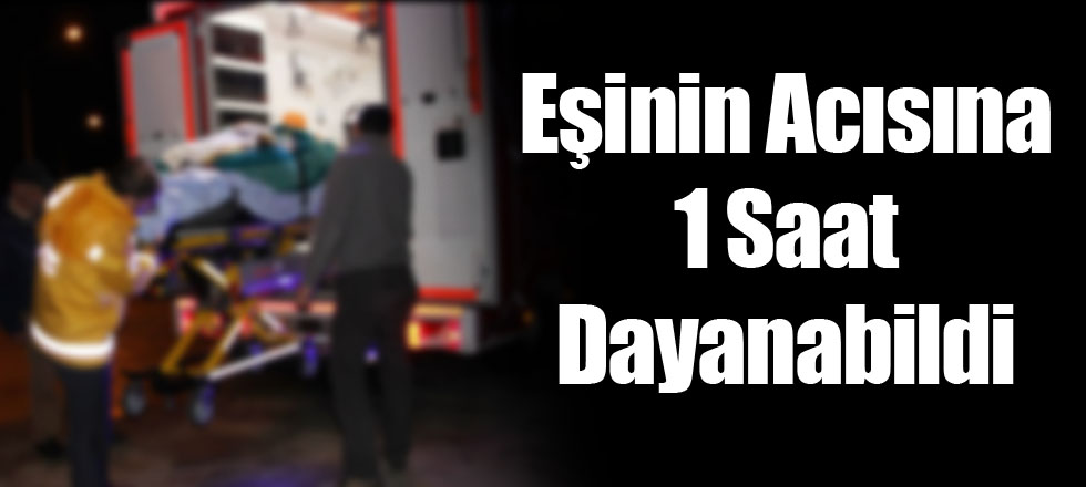 Eşinin Acısına 1 Saat Dayanabildi