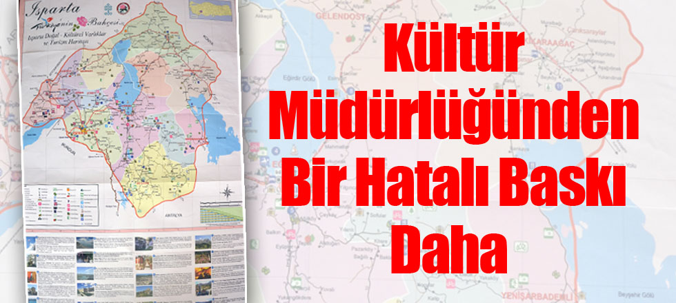 Kültür Müdürlüğünden Bir Hatalı Baskı Daha