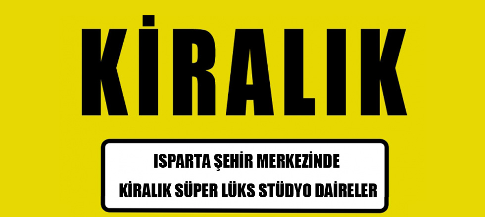 Kiralık Süper Lüks Stüdyo Daireler