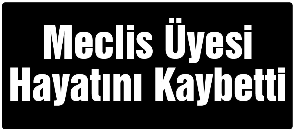 Meclis Üyesi Hayatını Kaybetti