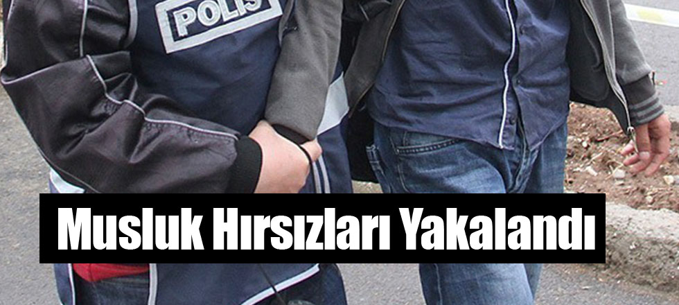 Musluk Hırsızları Yakalandı