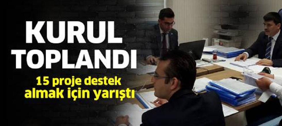 15 Proje Destek Almak İçin Yarıştı