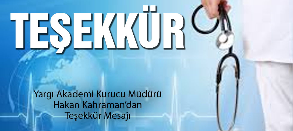 Teşekkür Mesajı