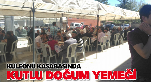 Kuleönü'nde Kutlu Doğum Yemeği