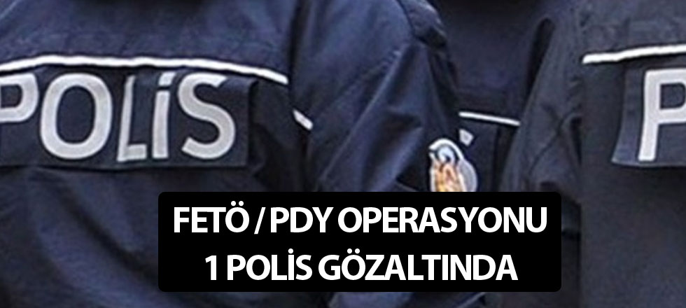 FETÖ Operasyonu: 1 Polis Gözaltında