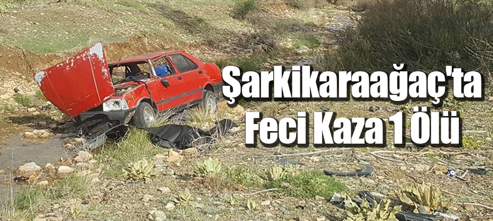 Şarkikaraağaç'ta Feci Kaza 1 Ölü