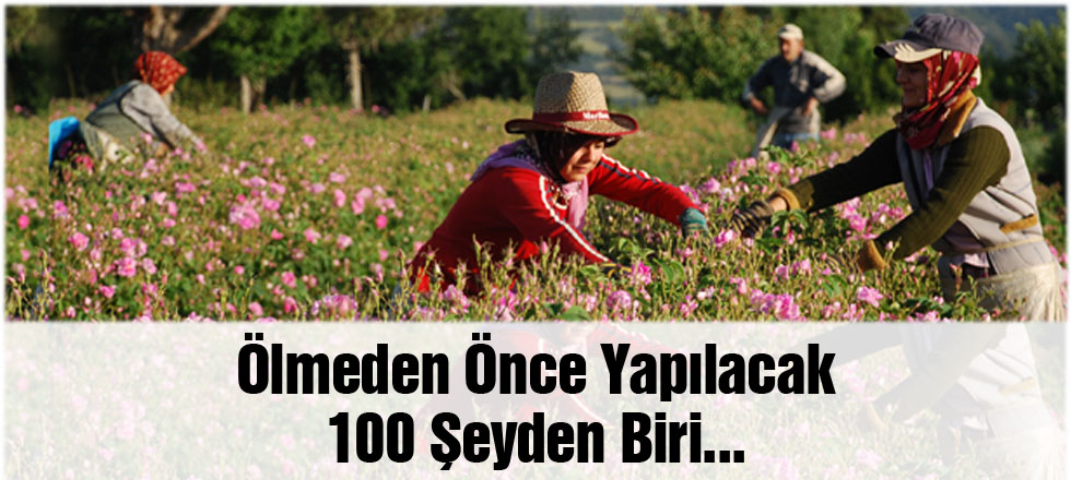 Ölmeden Önce Yapılacak 100 Şeyden Biri...