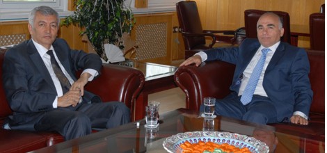 Günaydın Rektör İbicioğlu'nu Ziyaret Etti