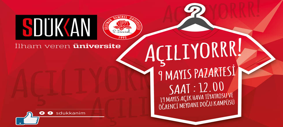 SDÜ'den Bir İlk Daha: SDÜkkan açılıyor.