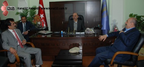 CHP Adayı Öner Mehmet Aybatılı'yı Ziyaret Etti