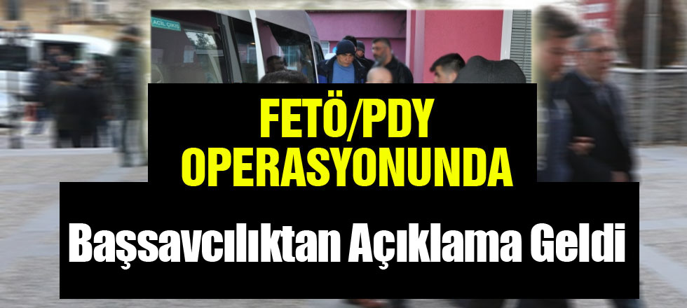 Başsavcılıktan Açıklama Geldi