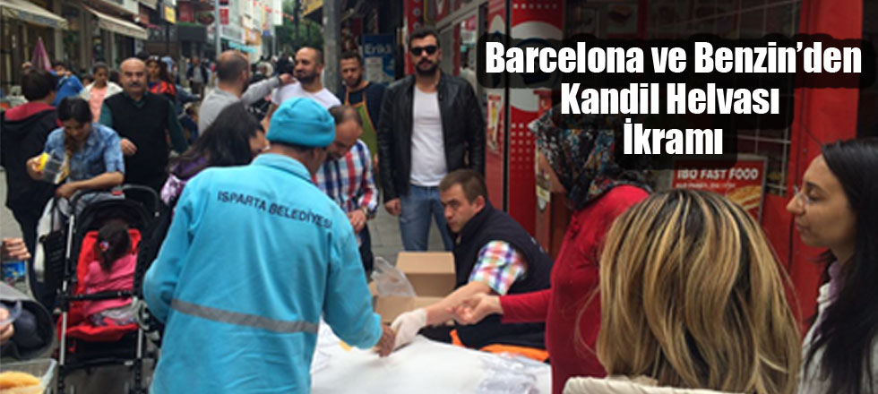 Barcelona ve Benzin'den Kandil Helvası İkramı