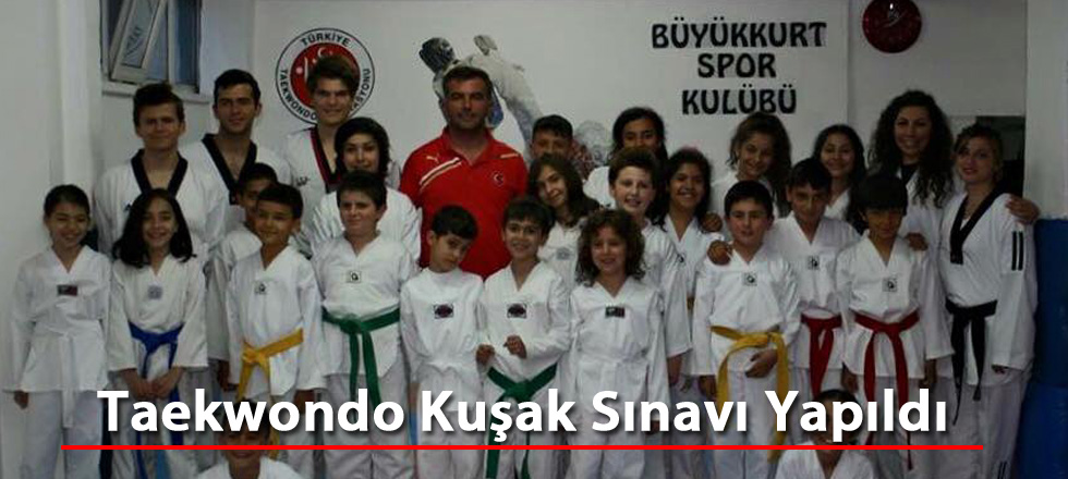 Taekwondo Kuşak Sınavı Yapıldı