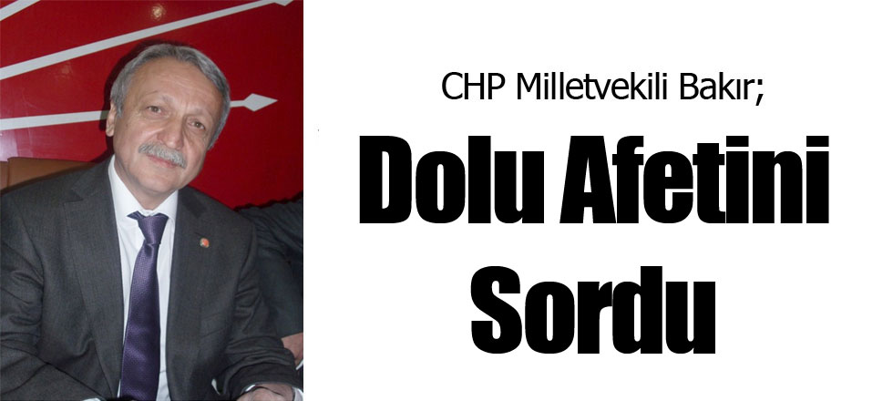 Bakır, Dolu Afetini Sordu