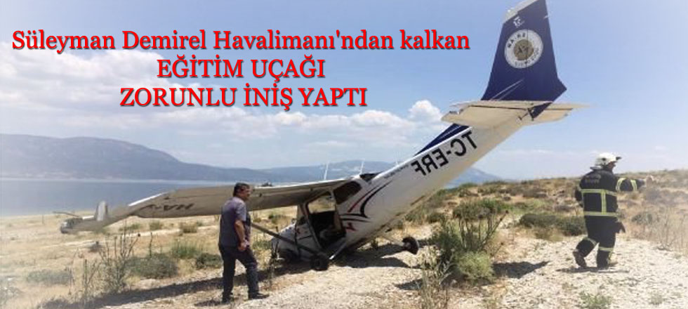 Eğitim Uçağı Zorunlu İniş Yaptı