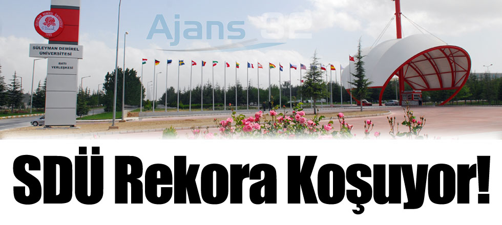 SDÜ Rekora Koşuyor!