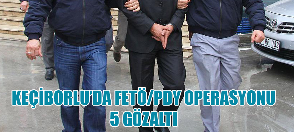 Keçiborlu’da Fetö/Pdy Operasyonu: 5 Gözaltı